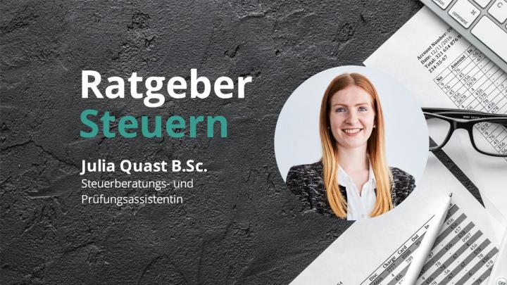 Julia Quast, Steuerberatungs- und Prüfungsassistentin.