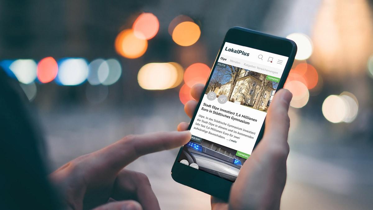 Die komplett überarbeitete LP-App ist ab sofort für Android- und Apple-Geräte erhältlich. von Grafik: Sophia Poggel