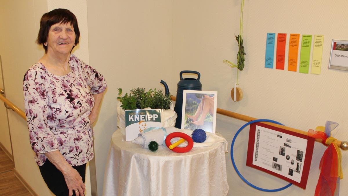 Die Bewohner des Seniorenhauses Gerberweg waren über die Kneippwoche sichtlich erfreut. von privat