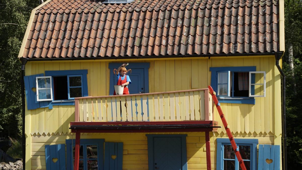 Die Villa Kunterbunt von Pippi Langstrumpf. Wie sähe wohl ihre Kirche aus? von Pixabay.com