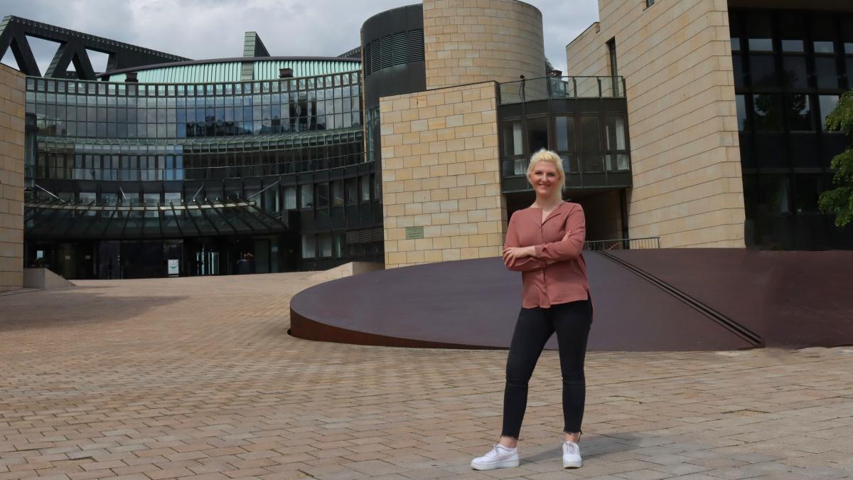 Christin-Marie Stamm möchte 2022 als SPD-Kandidatin des Kreises Olpe in den Düsseldorfer Landtag einziehen. von privat