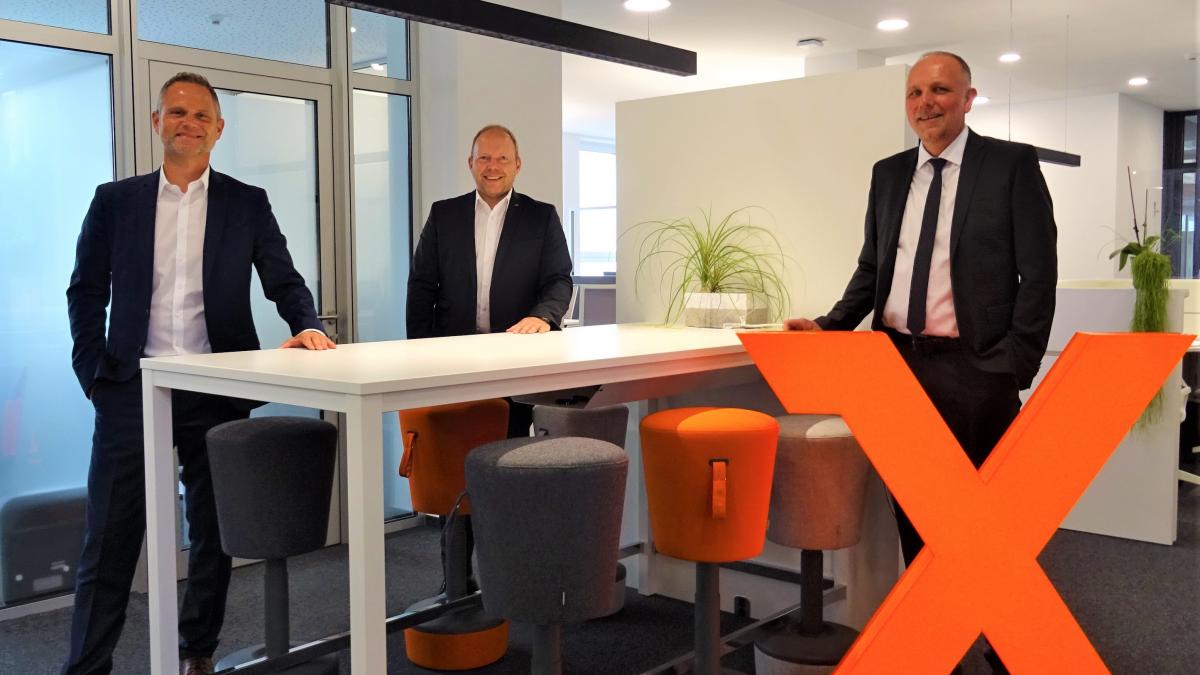 Freuen sich über die neuen Räumlichkeiten: Matthias Humpert, Marco Heinemann und Michael Koschig (von links). von Sigrid Mynar