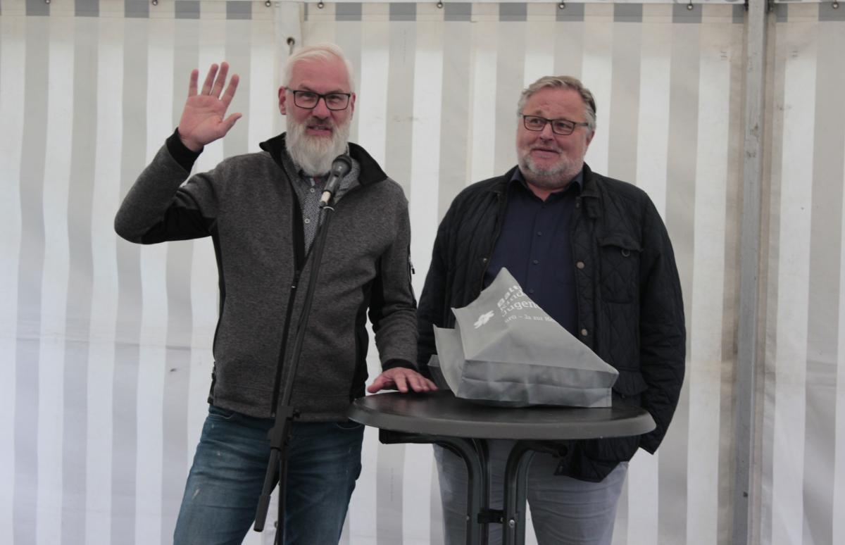 Die Idee zu dem Projekt hatten Reinhard Geuecke (links) und Rüdiger Barth. von Wolfgang Schneider