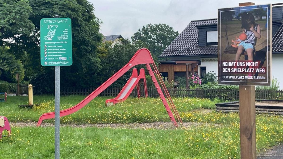 Der Spielplatz Habbecker Heide soll zurück gebaut werden. Die Anwohner appellieren an die politisch Verantworltichen die Entscheidung zu überdenken. von privat