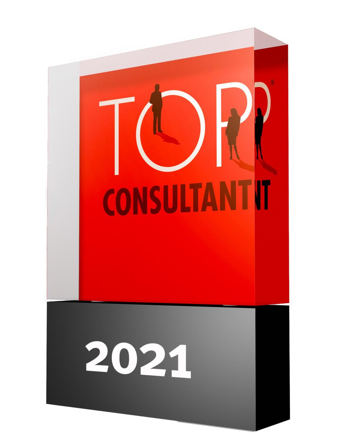 Die TOP CONSULTANT-Trophäe 2021. von top-consultant.de