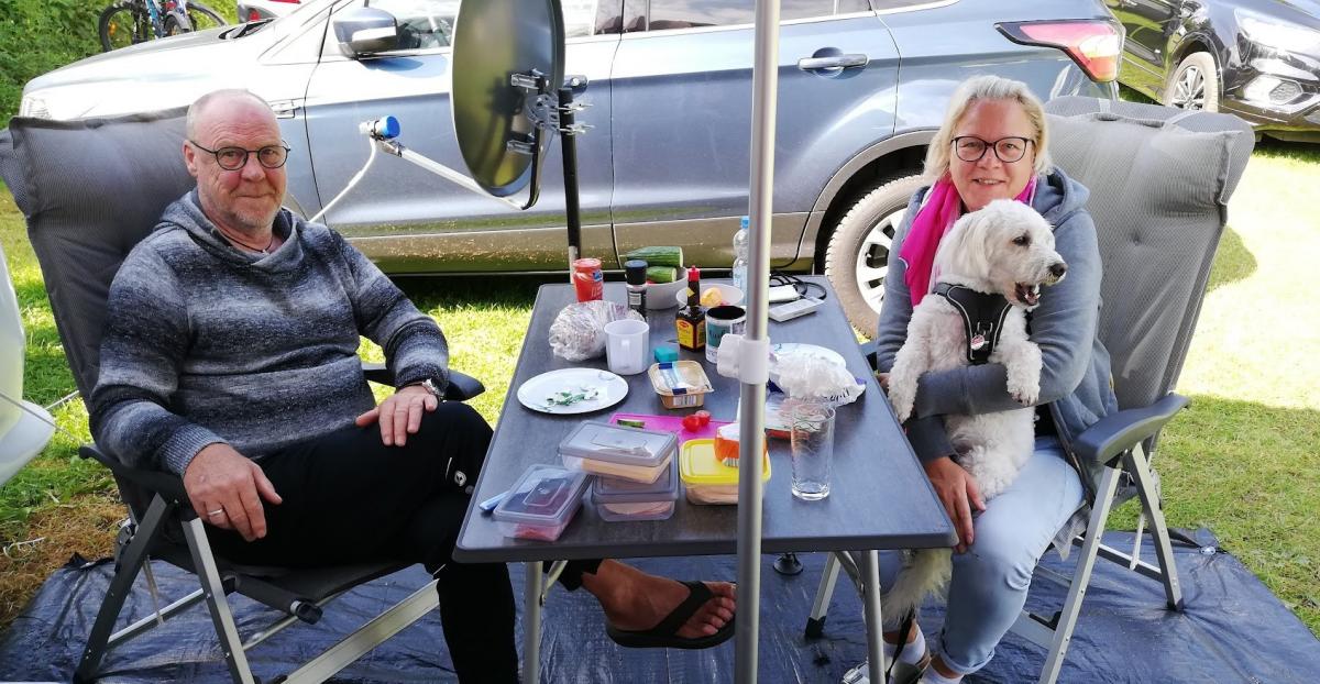 Nicole und Arnold Peters aus Kevelaer haben seit vier Jahren das Camping für sich entdeckt. von Adam Fox