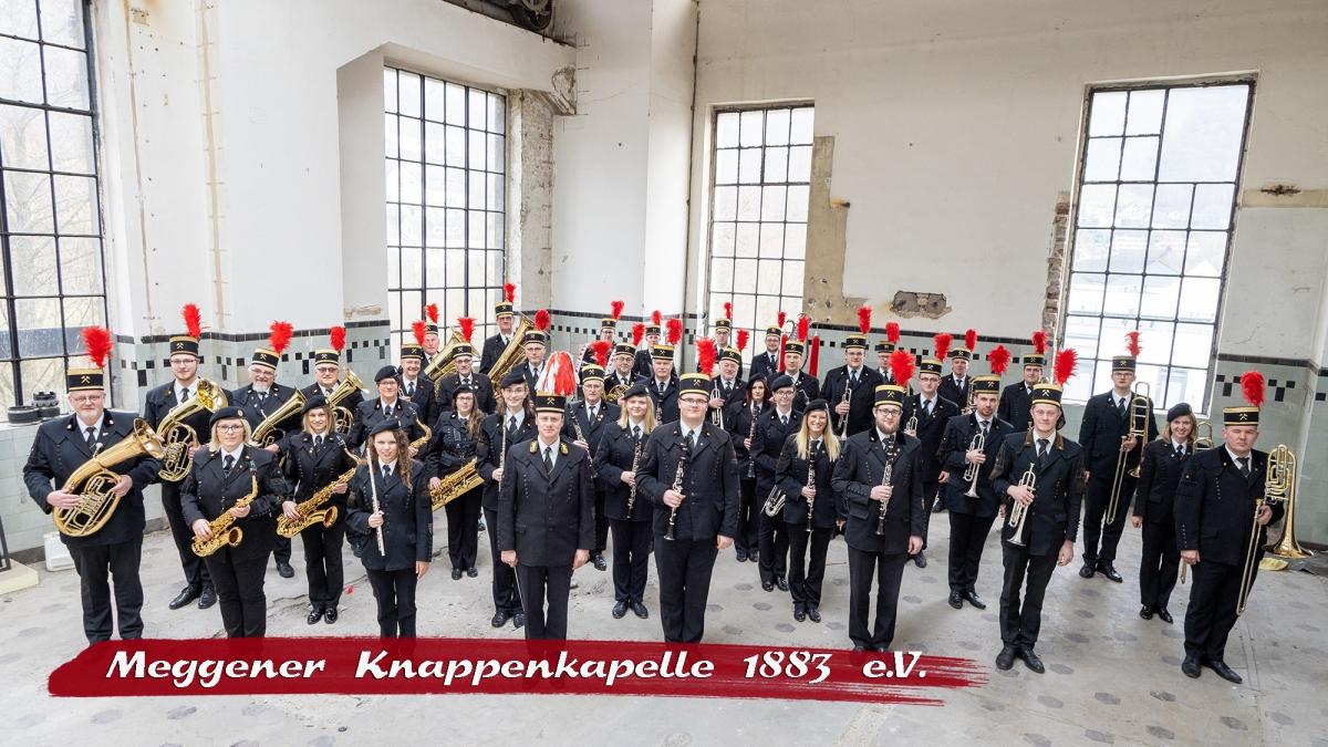 Die Meggener Knappenkapelle spielt am Elsper Schützenfestwochenende zu zwei Konzerten auf. von privat