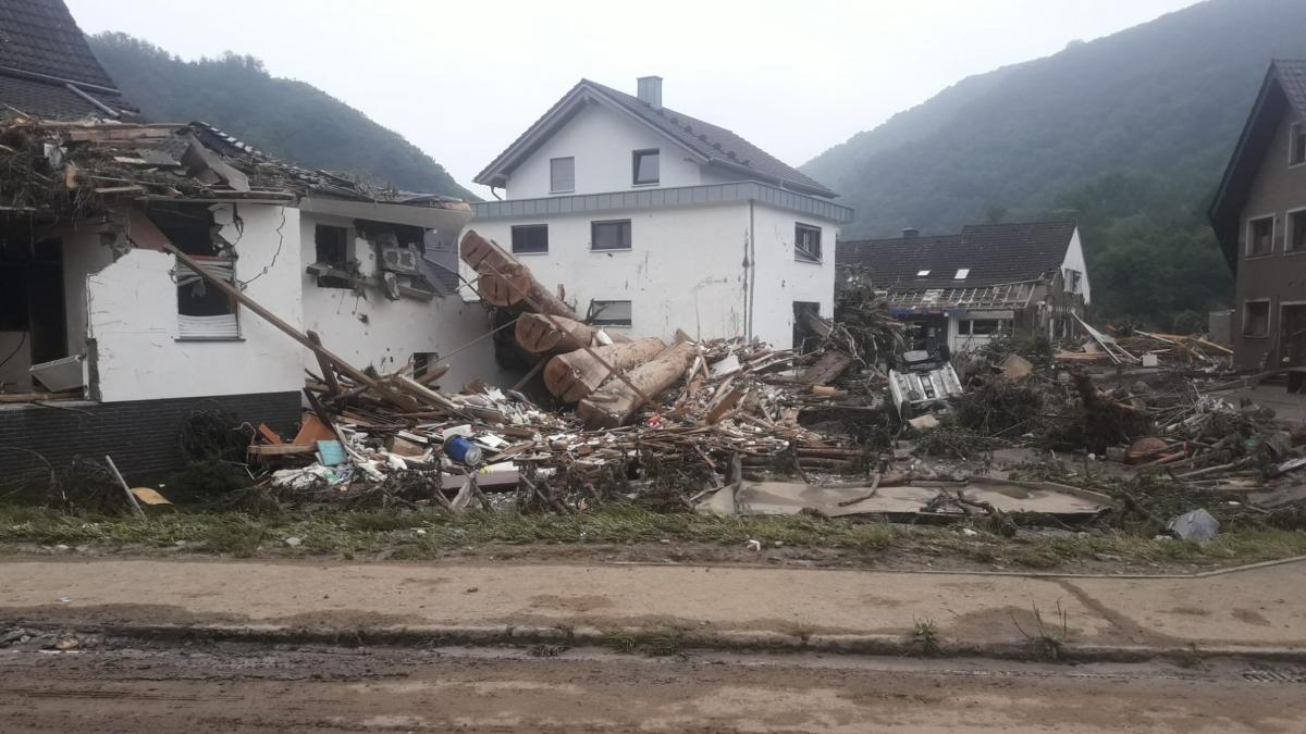Die Fotos zeigen das Ausmaß der Zerstörung im Ahrtal. von privat