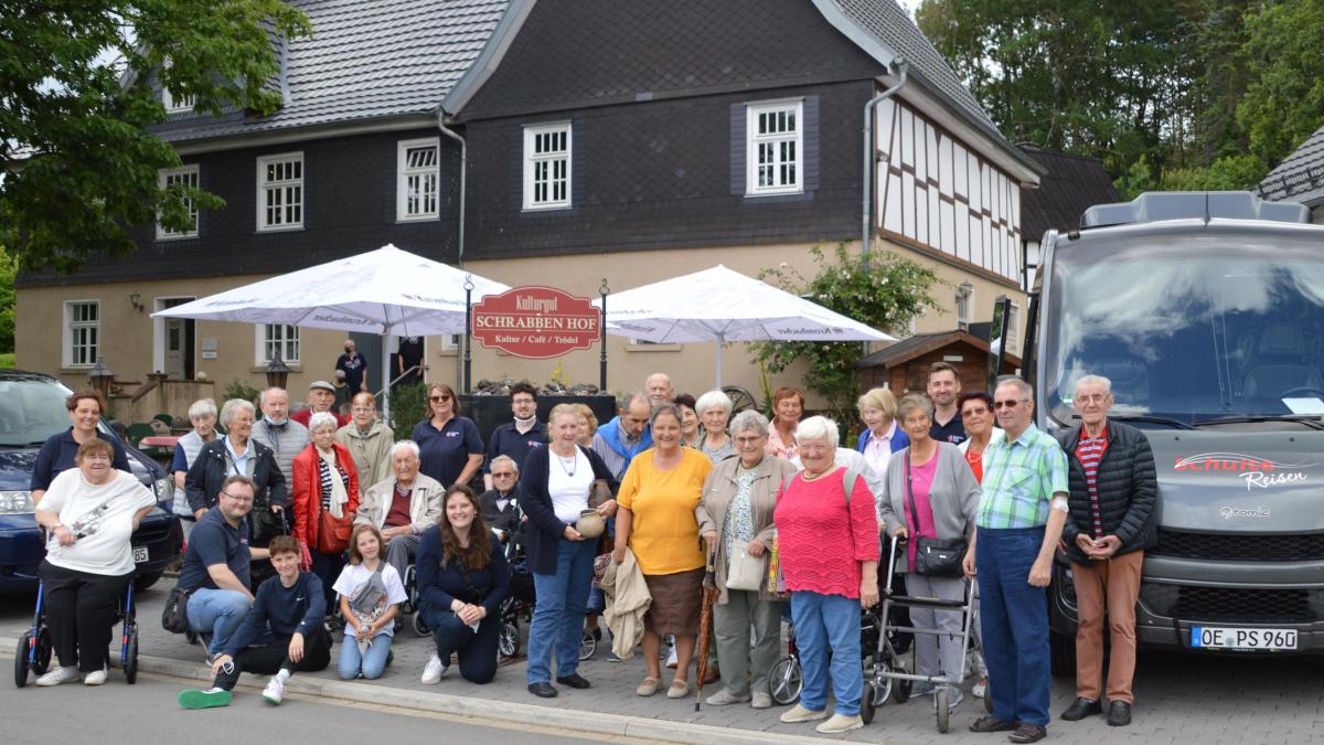 Ein tolles Erlebnis für alle war der Ausflug der Finnentroper Senioren zum Schrabben Hof in Silberg. von privat