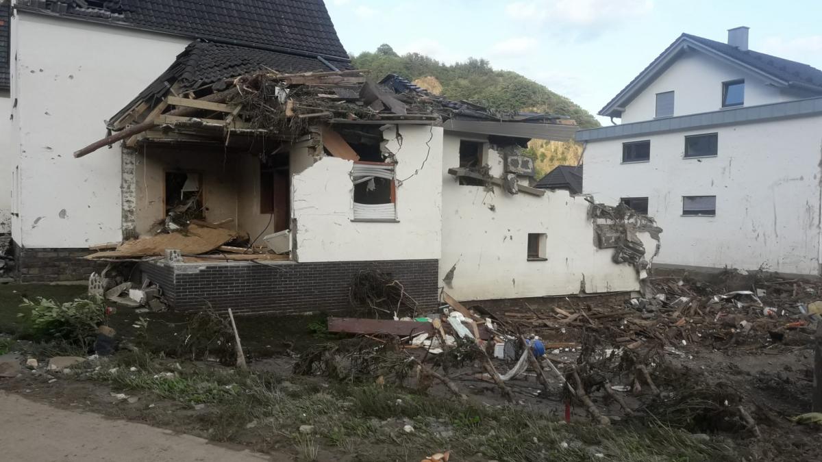 Das Foto zeigt das Ausmaß der Zerstörung im Ahrtal. von privat