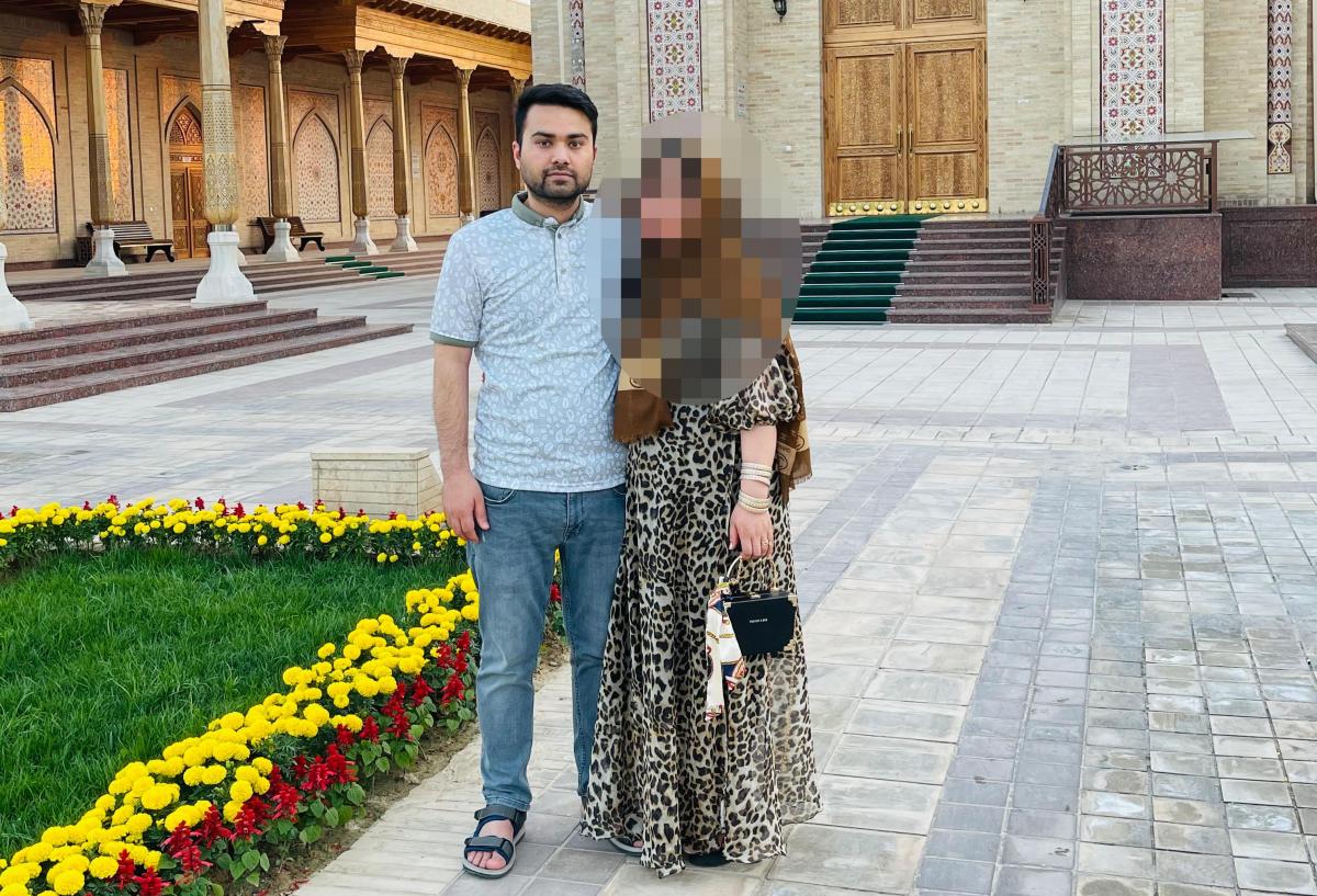 Ramin Adeeb konnte seine Frau nur zweimal besuchen, und das nur in neutralen Ländern. von privat