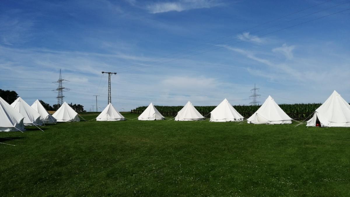 Das Zeltlager der Kolpingjugend in Heggen. von privat