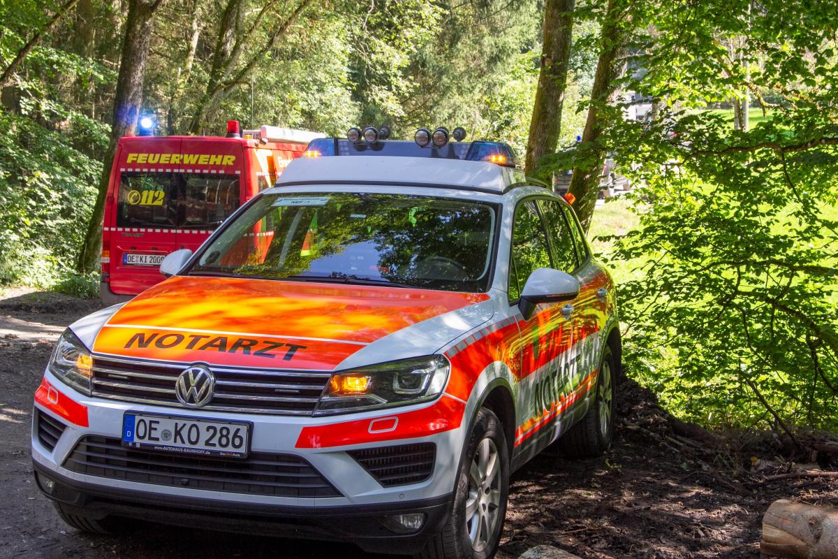 Bei Stelborn kam es am Donnerstag, 9. September, zu einem tödlichen Unfall im Wald. von Nils Dinkel
