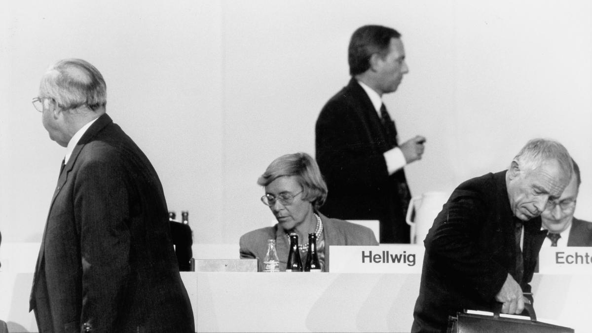 Renate Hellwig beim CDU-Parteitag 1989 von Majestic/SZ