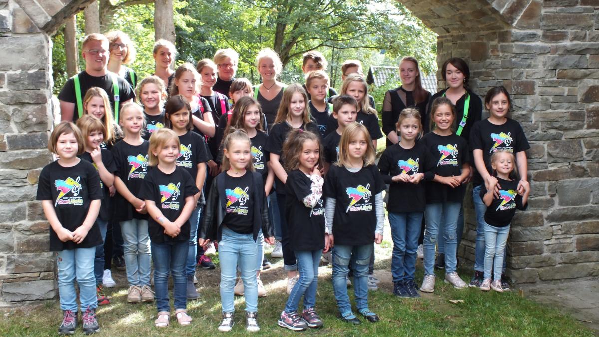 Der Kinder- und Jugendchor Chorlibris aus Drolshagen. von privat