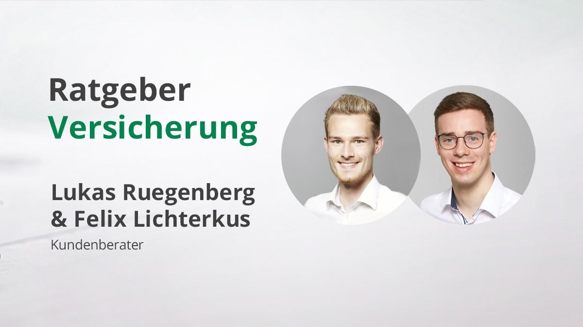 Lukas Ruegenberg und Felix Lichterkus von Grafik: Sarah Menn