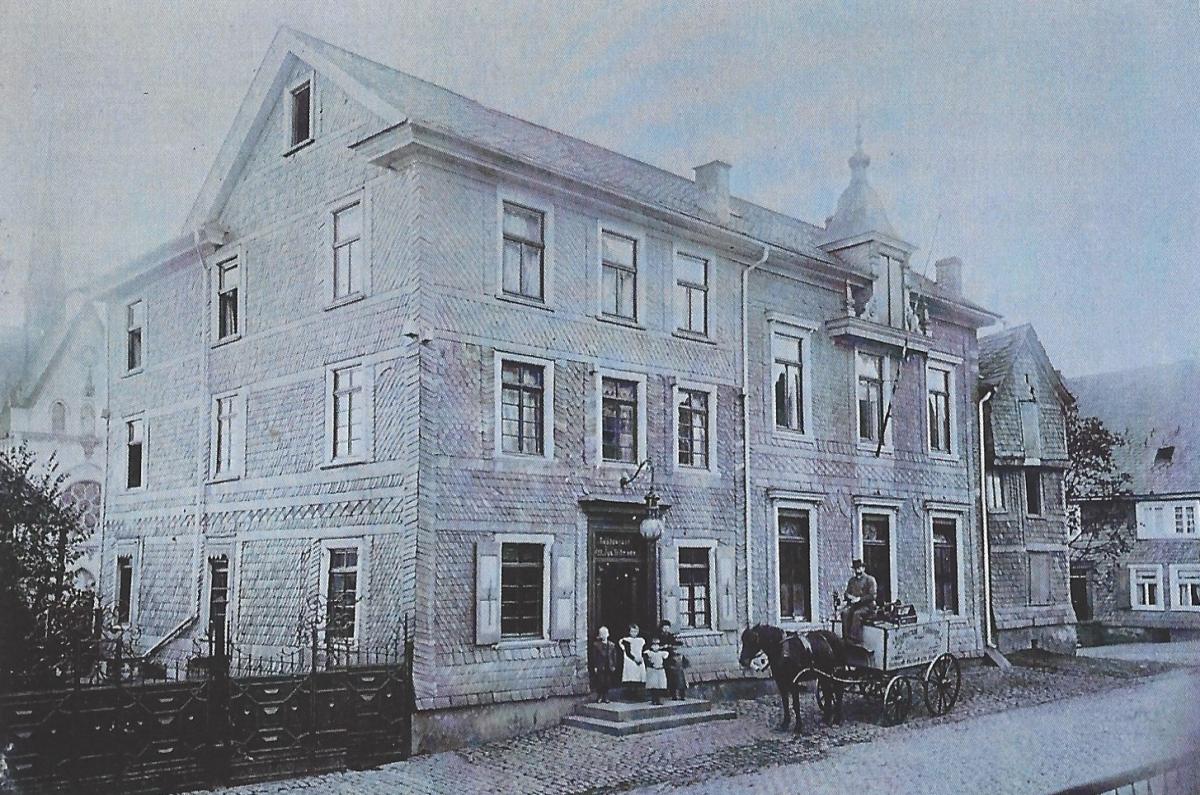 Restaurant und Hotel Tillmann um 1900. von Bleser 1977
