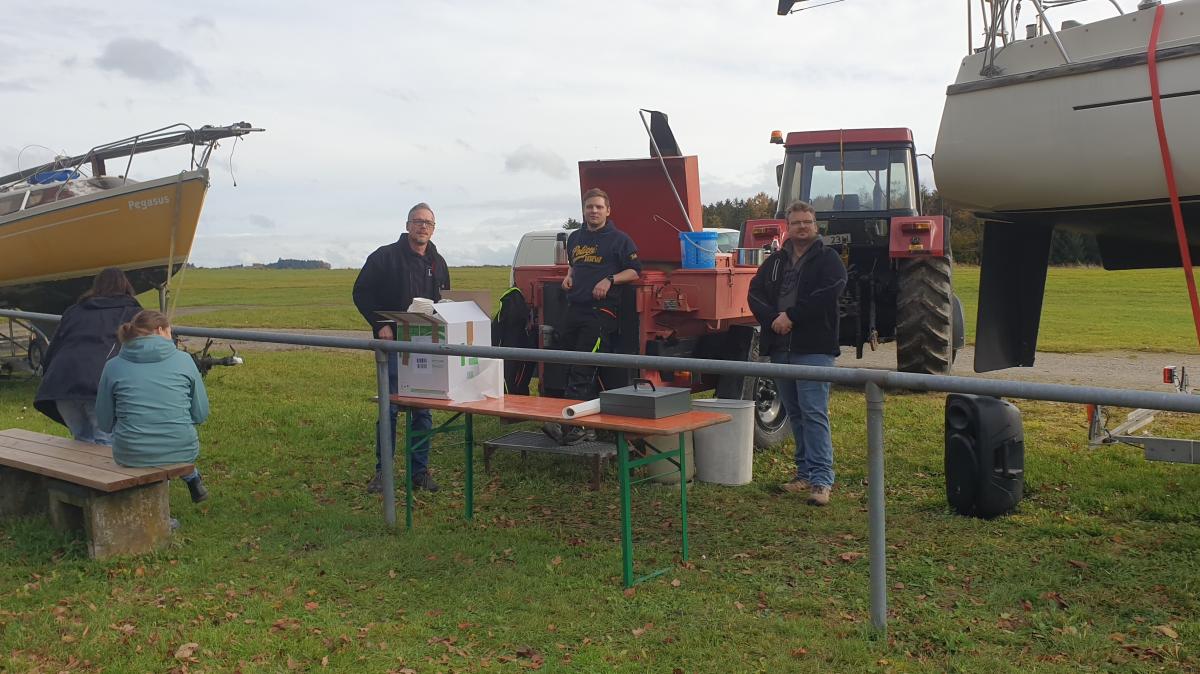 Der LSC hat durch den Suppenverkauf 1.000 Euro Spendengelder gesammelt. von privat