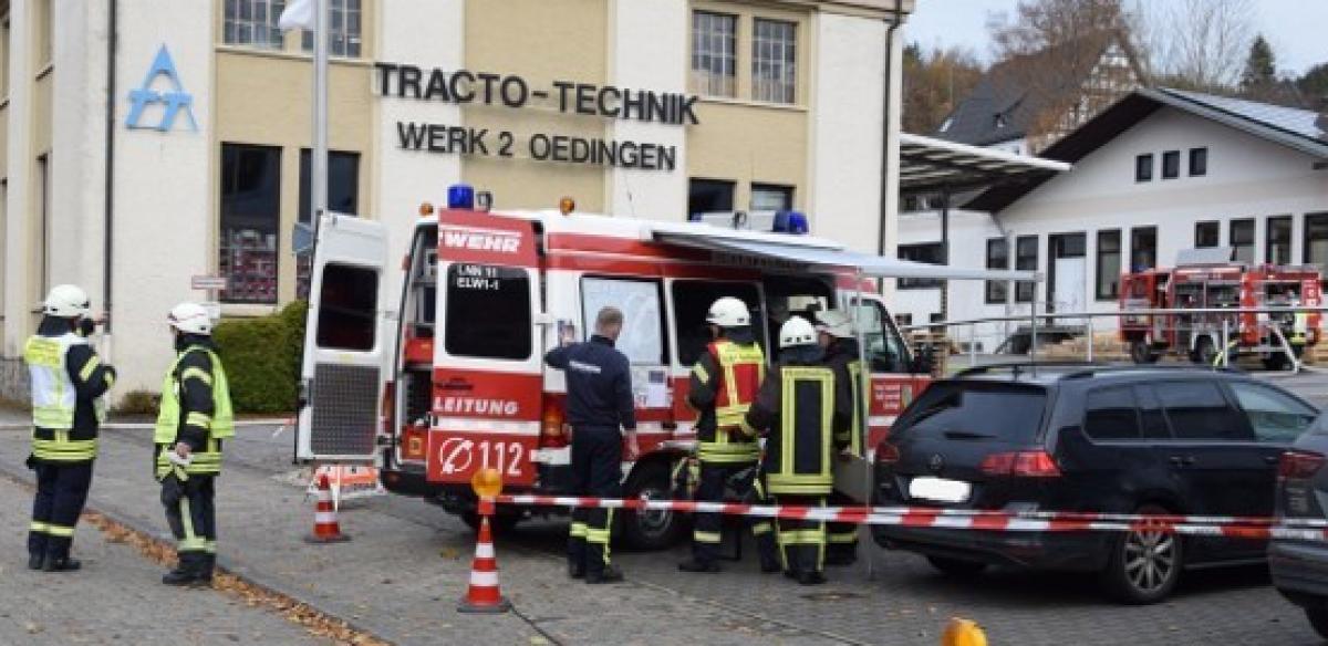 Die Einsatzleitung bei der Übung in Oedingen. von Feuerwehr Lennestadt
