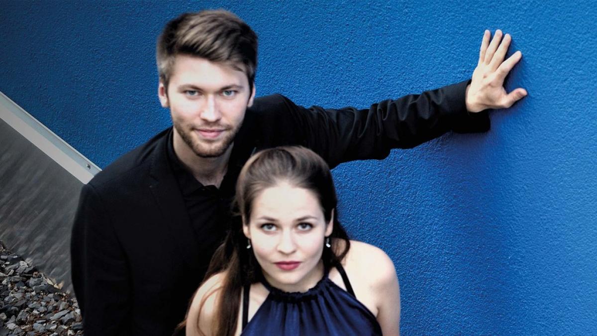 Die Cellistin Laura Moinian und der Pianist Alexander Vorontsov. von csm Agentur
