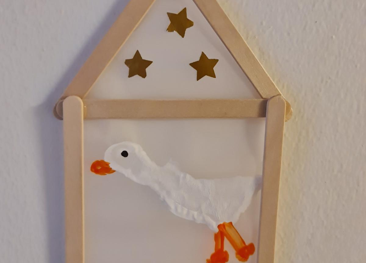 Auch die ganz Kleinen haben für die Bewohner des Josefinums gebastelt. von privat