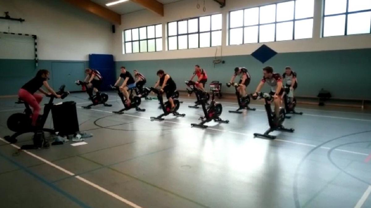 Das neue Angebot Indoor Cycling soll den Radsport auch in den Wintermonaten ermöglichen. von privat