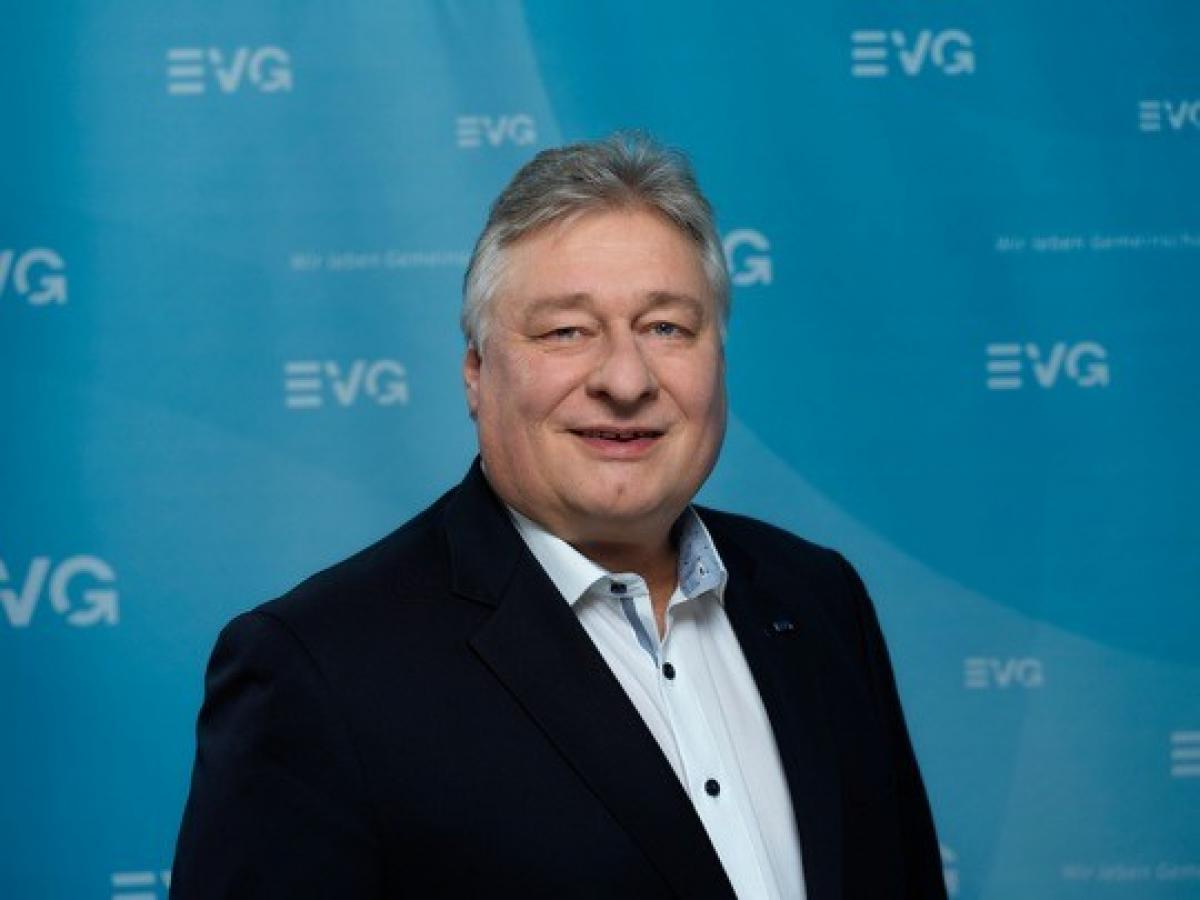 Martin Burkert ist stellvertretender Vorsitzender der EVG. von Henning Schacht
