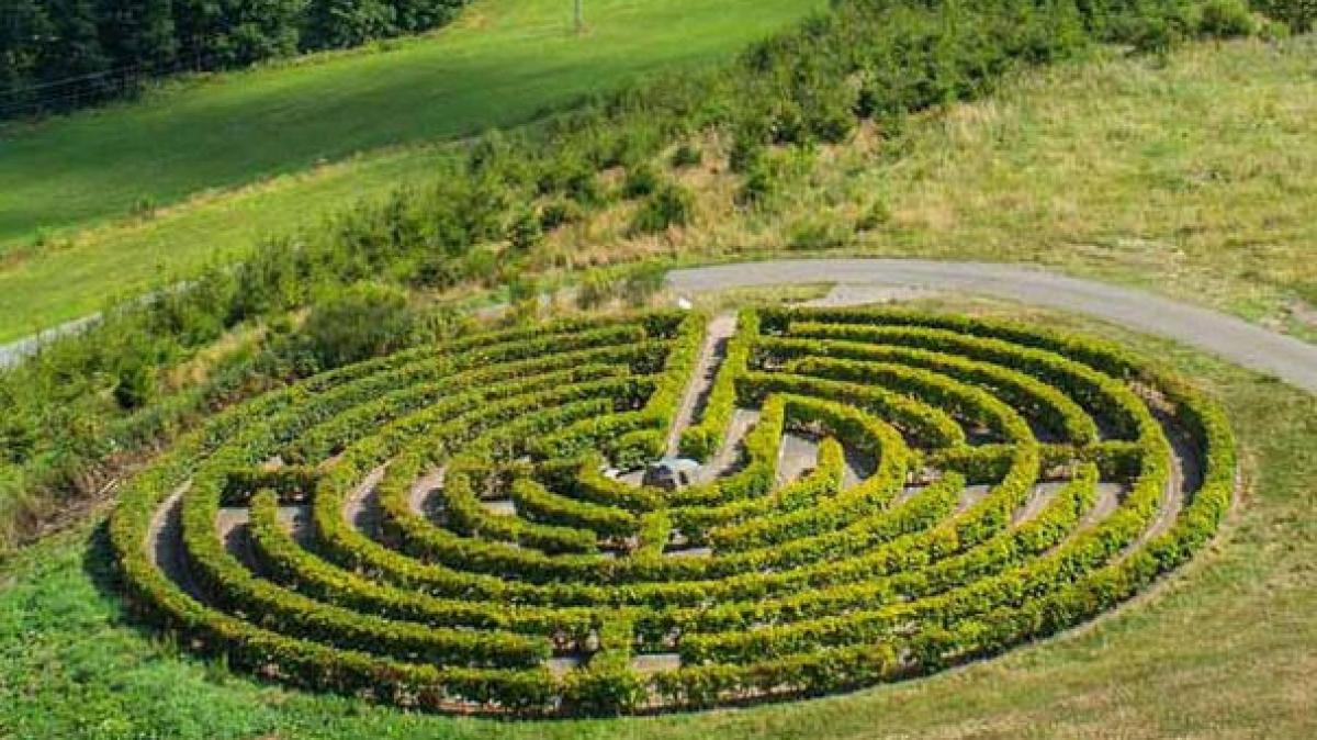 Das Drolshagener Labyrinth ist durch ehrenamtliches Engagement ermöglicht worden. von Heimatverein Drolshagen