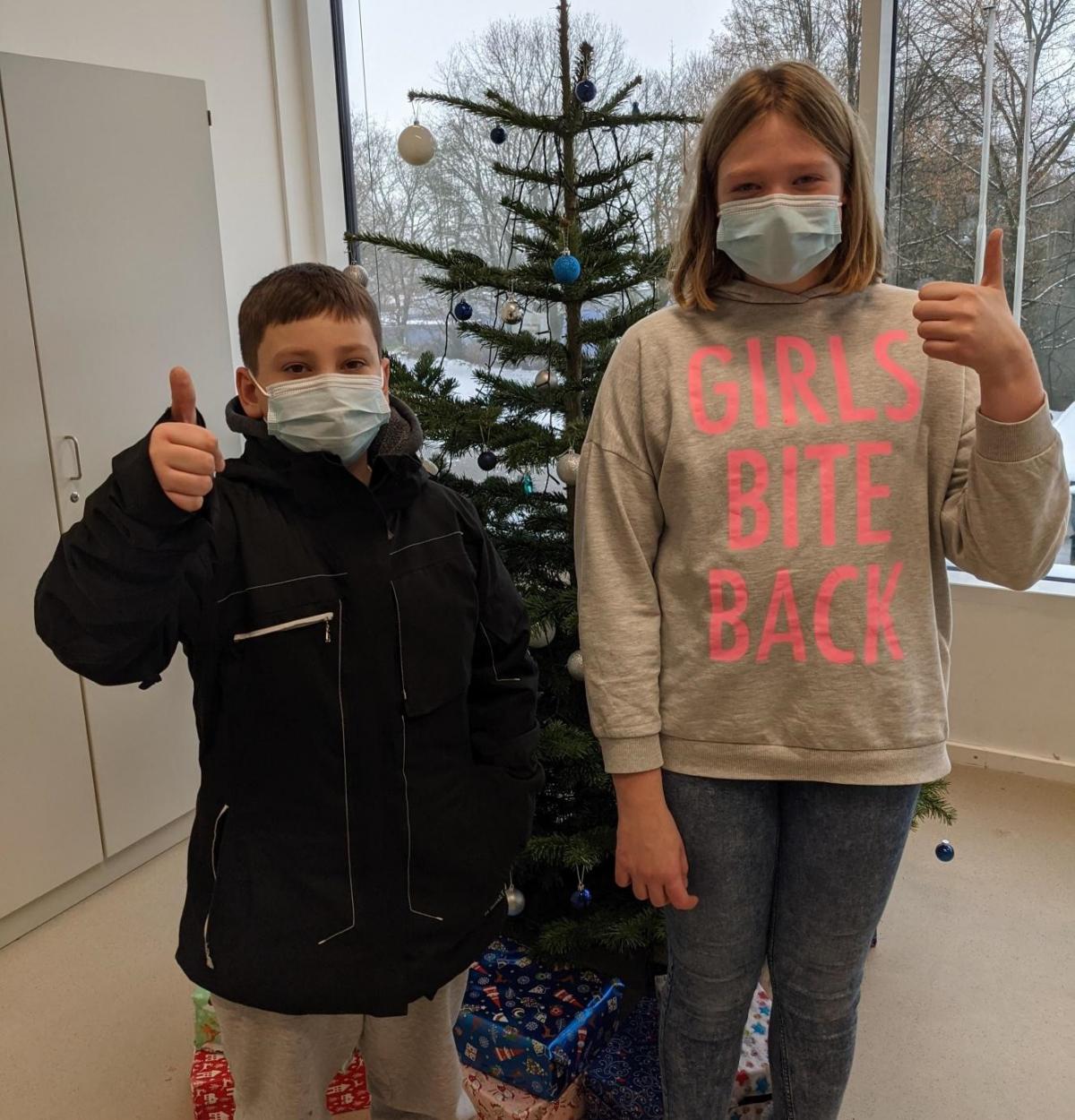 Die beiden Teilnehmer des Teilstandorts Drolshagen. von privat