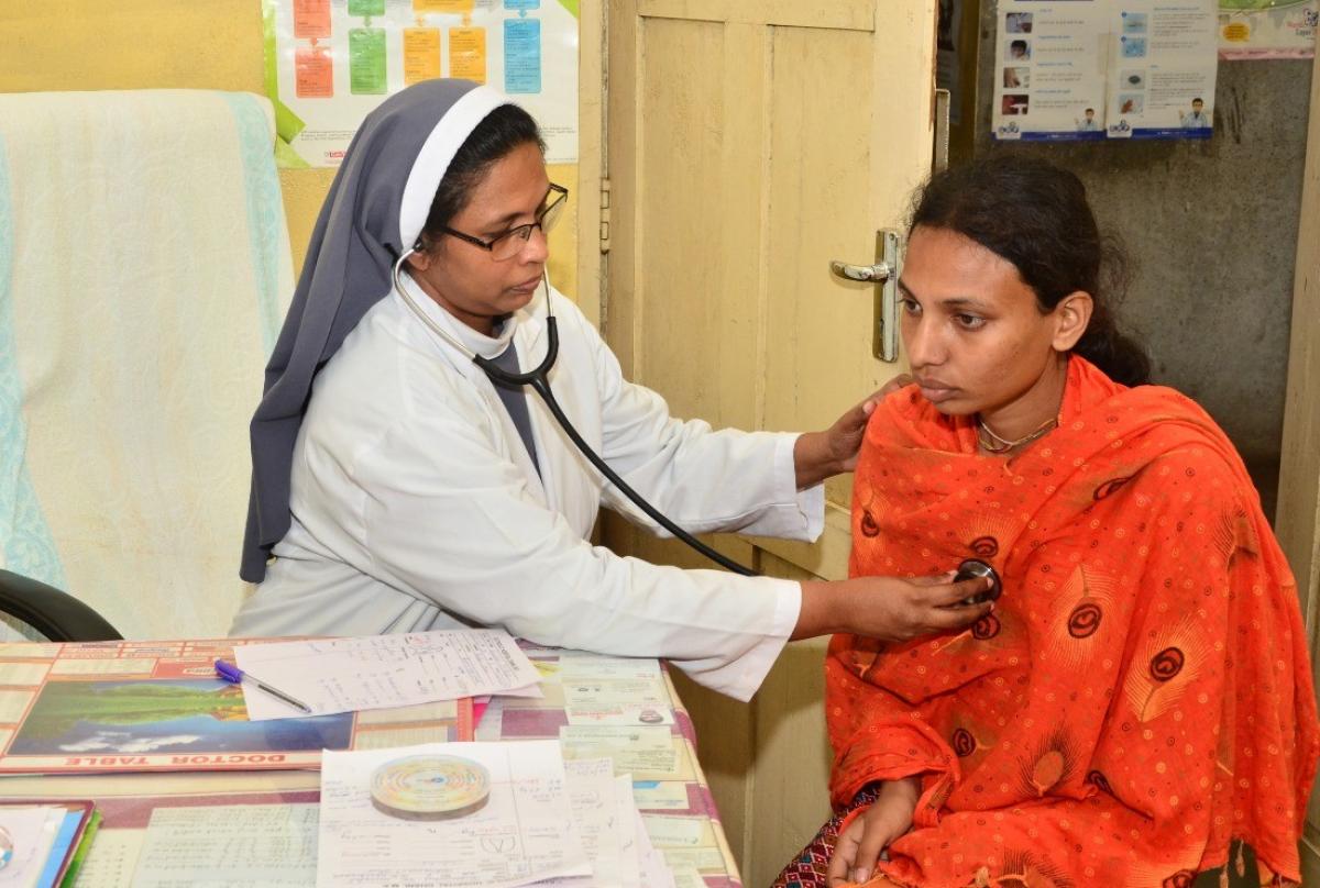 In Indien sorgt die Schönauer Initiative Leonidis auch für medizinische Hilfe. von privat