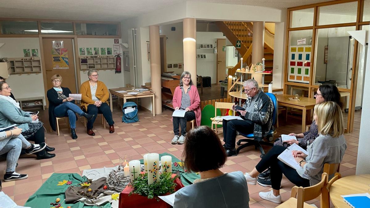 Die kleine Segensfeier fand kürzlich in der Kita selbst statt. von privat