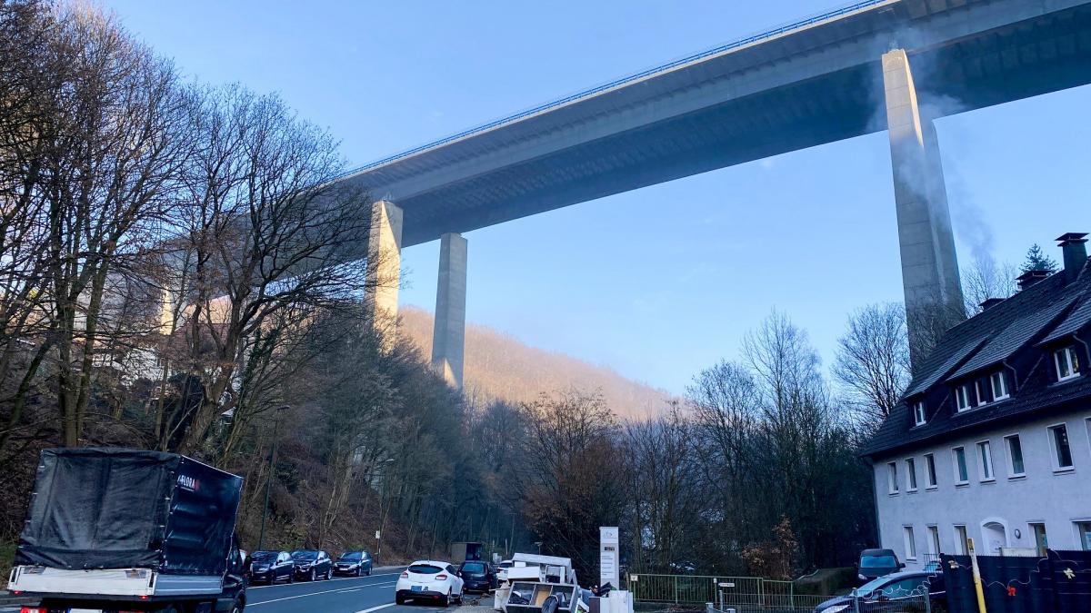 Die Talbrücke Rahmede in Lüdenscheid. von Sven Prillwitz/Stadt Lüdenscheid