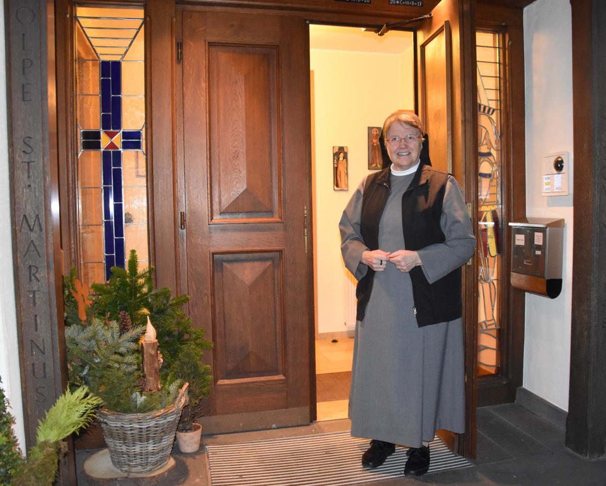 Die Tür des Konvents „San Damiano“ steht Besuchern immer offen. von Nicole Voss