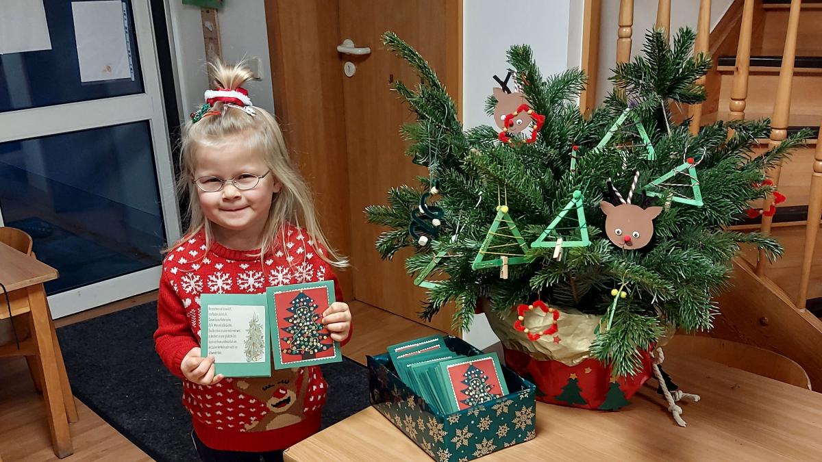 Nette Geste: Weihnachtspost für die Bewohner des Josefinums. von privat