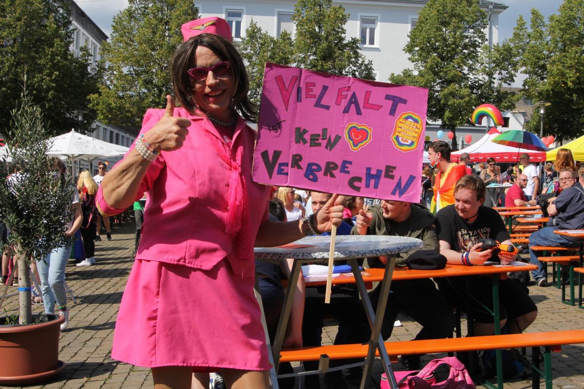 In Olpe fand der erste CSD statt. von Lorena Klein