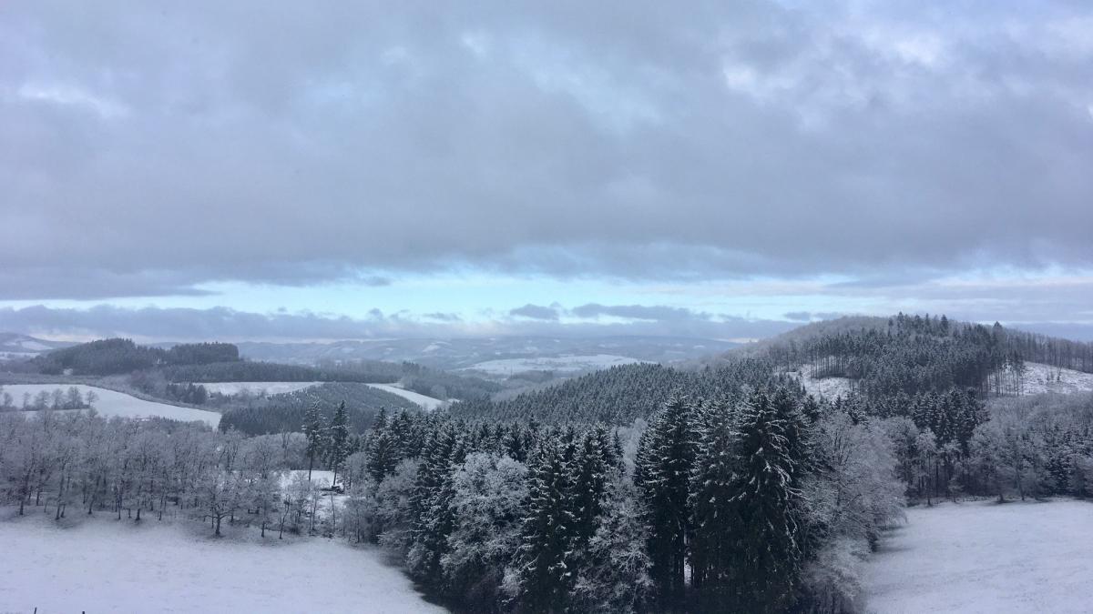 Beim ersten Weihnachtsfest im Sauerland erlebte Julia Jänisch sogar Schnee am ersten Weihnachtstag. von Julia Jänisch