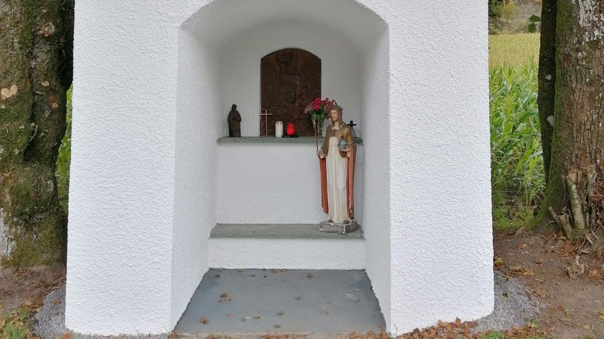 Das Hubertushäuschen bei Oedingen wurde renoviert. von privat
