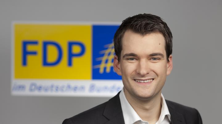 Johannes Vogel, FDP-Kreisvorsitzender in Olpe und Mitglied des Bundestages.