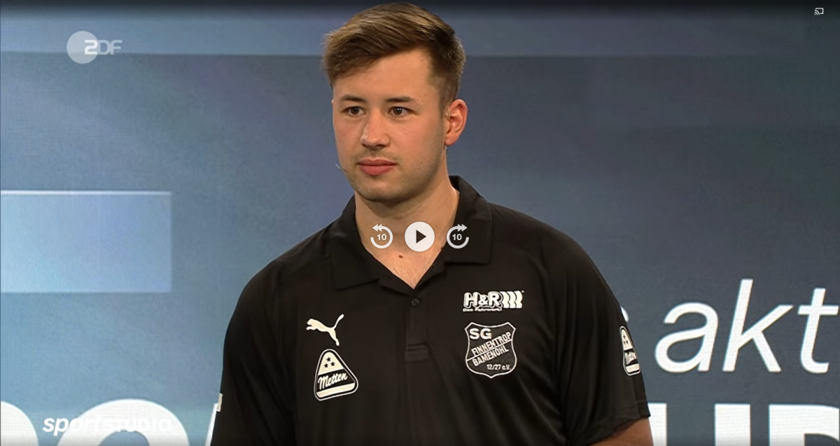 Jerome König von Screenshot ZDF Mediaplayer