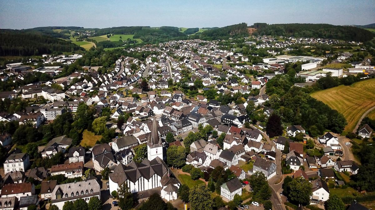 Luftbild von Drolshagen von Thomas Fiebiger