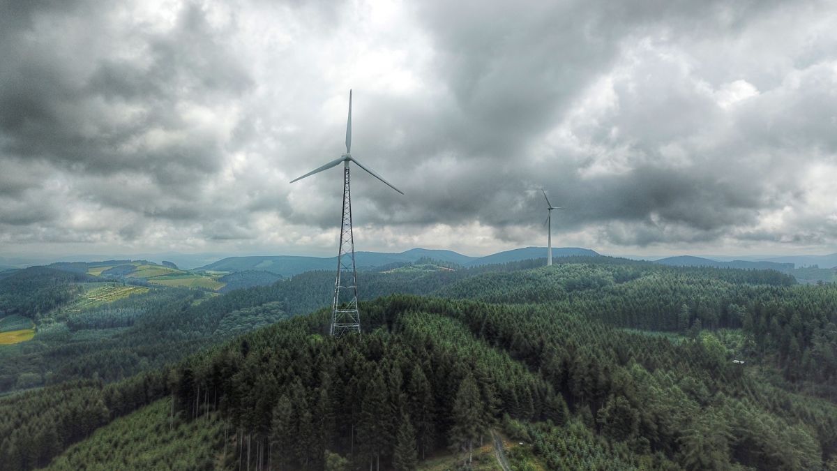 Symbolfoto: Windkraft, Windrad von Nils Dinkel