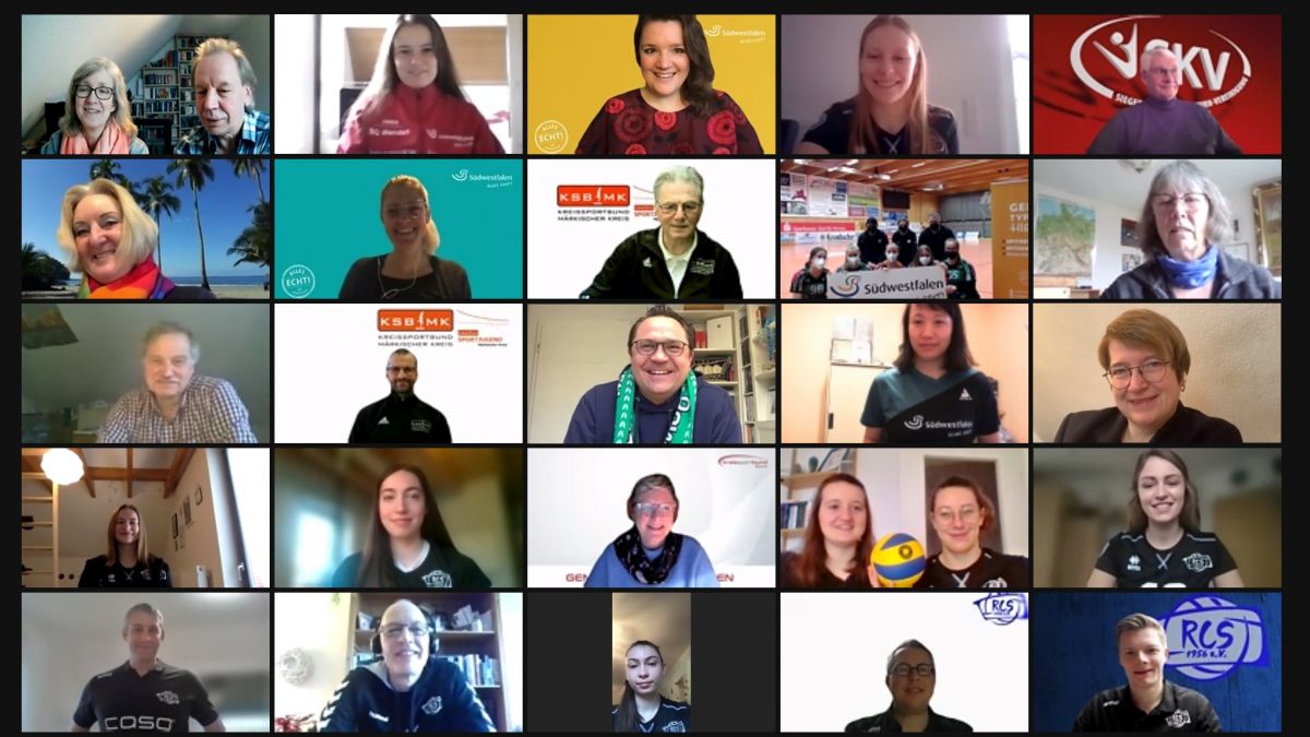 Die Spitzensport-Aktion startete mit einer digitalen Auftaktveranstaltung. von Johanna Maurer/ Südwestfalen Agentur GmbH