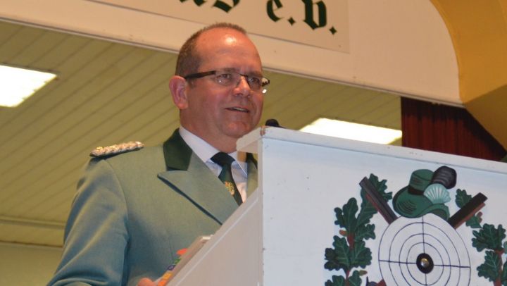 Kreisoberst Markus Bröcher.