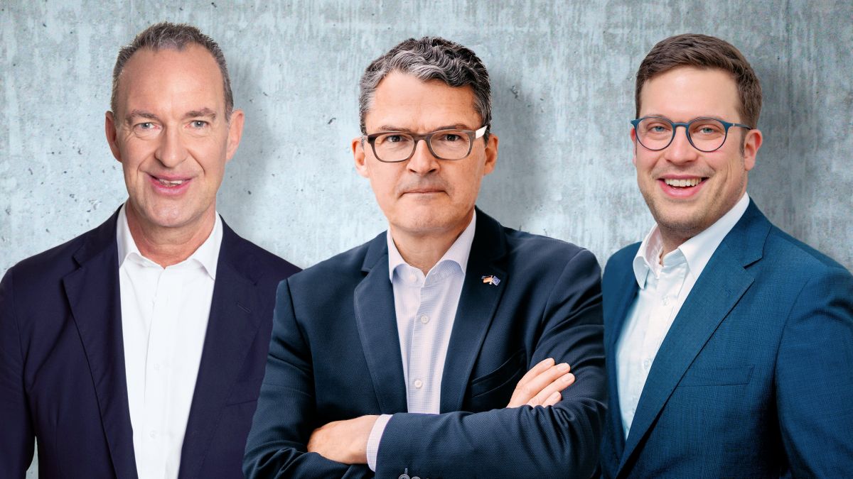 Jochen Ritter, Roderich Kiesewetter und Florian Müller. von privat