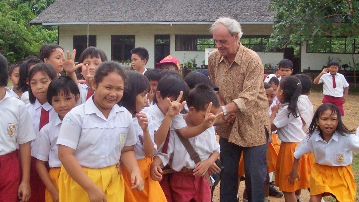 Der aus Drolshagen stammende Pater Stahlhacke lebt und arbeitet seit vielen Jahrzehnten im indonesischen Teil von Borneo. von privat