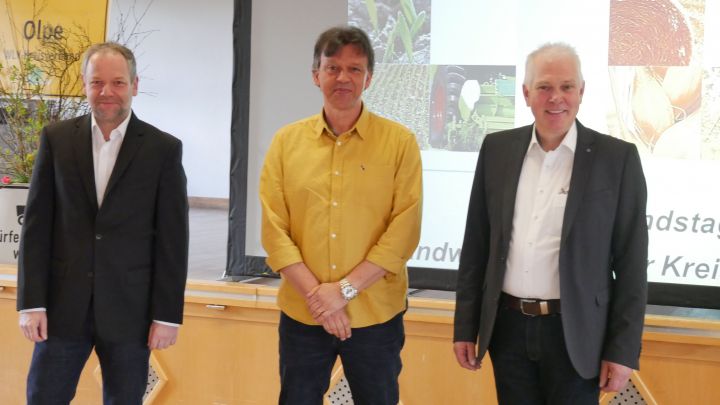 Bernd Eichert, Dr. Udo Engelhardt, Michael Richard (v.l.).