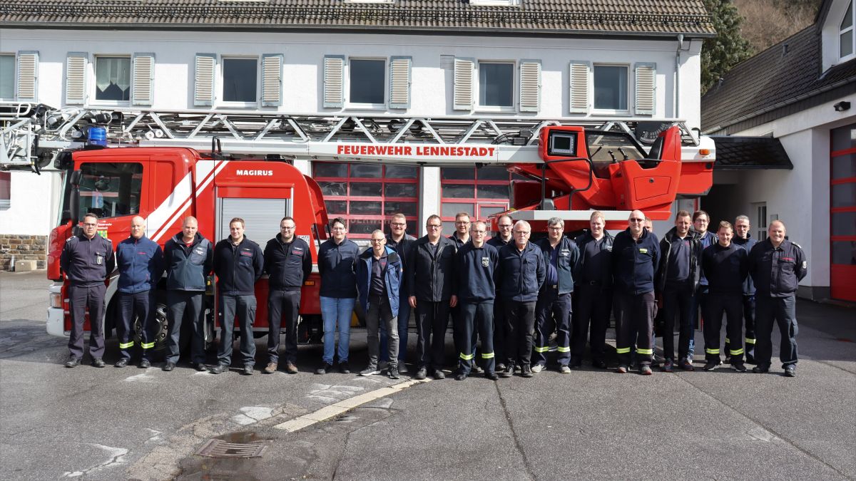Die Führungskräfte der Feuerwehr Lennestadt haben viele neue Erkenntnisse gewonnen. von privat