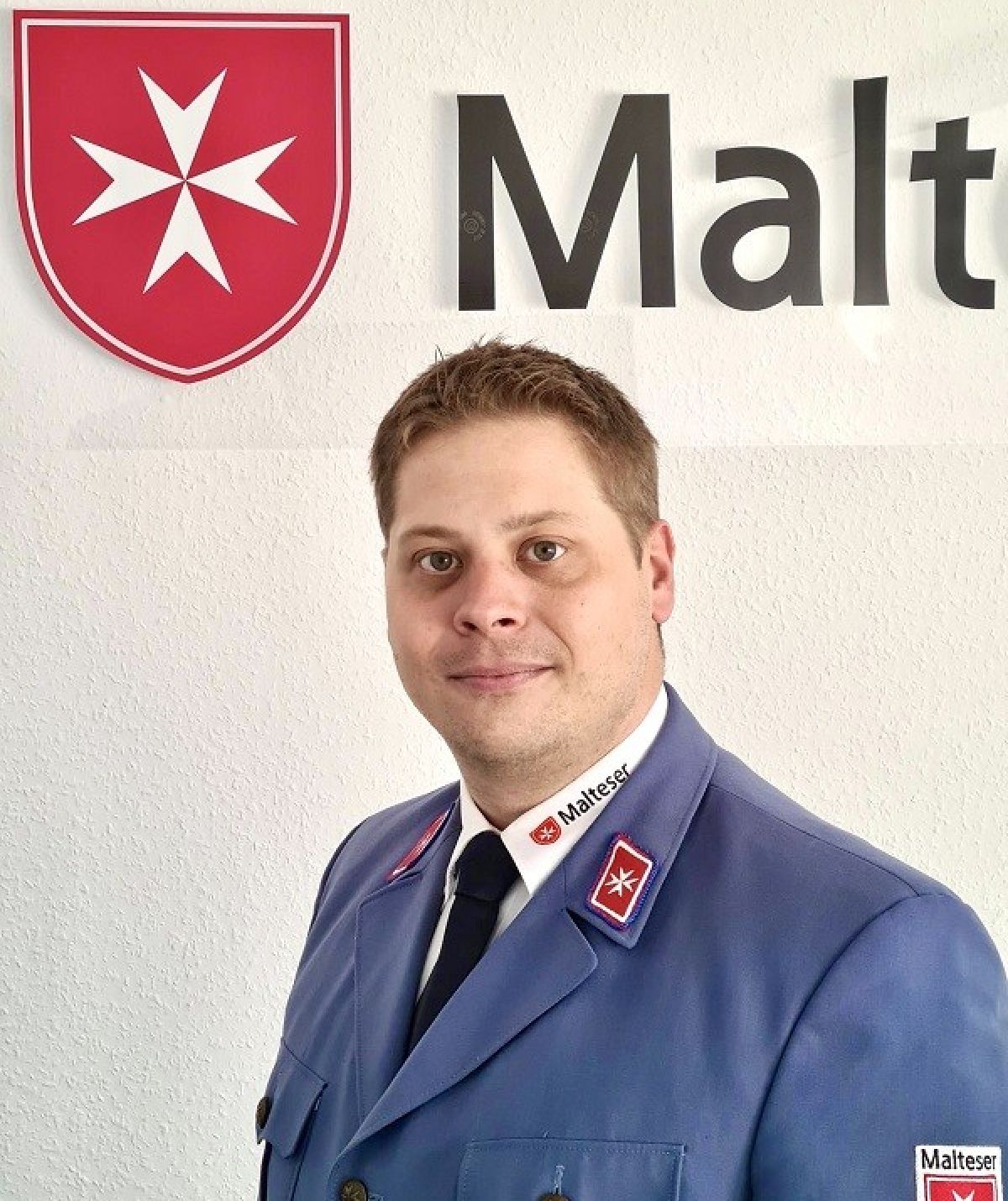 Patrick Knipp vom Malteser Hausnotruf in der Dienststelle Südwestfalen in Netphen. von Malteser