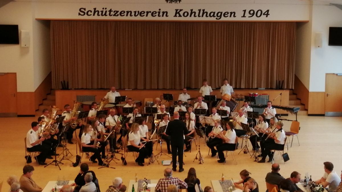 Der Musikzug Brachthausen hatte zu einem musikalischen Nachmittag eingeladen. von privat