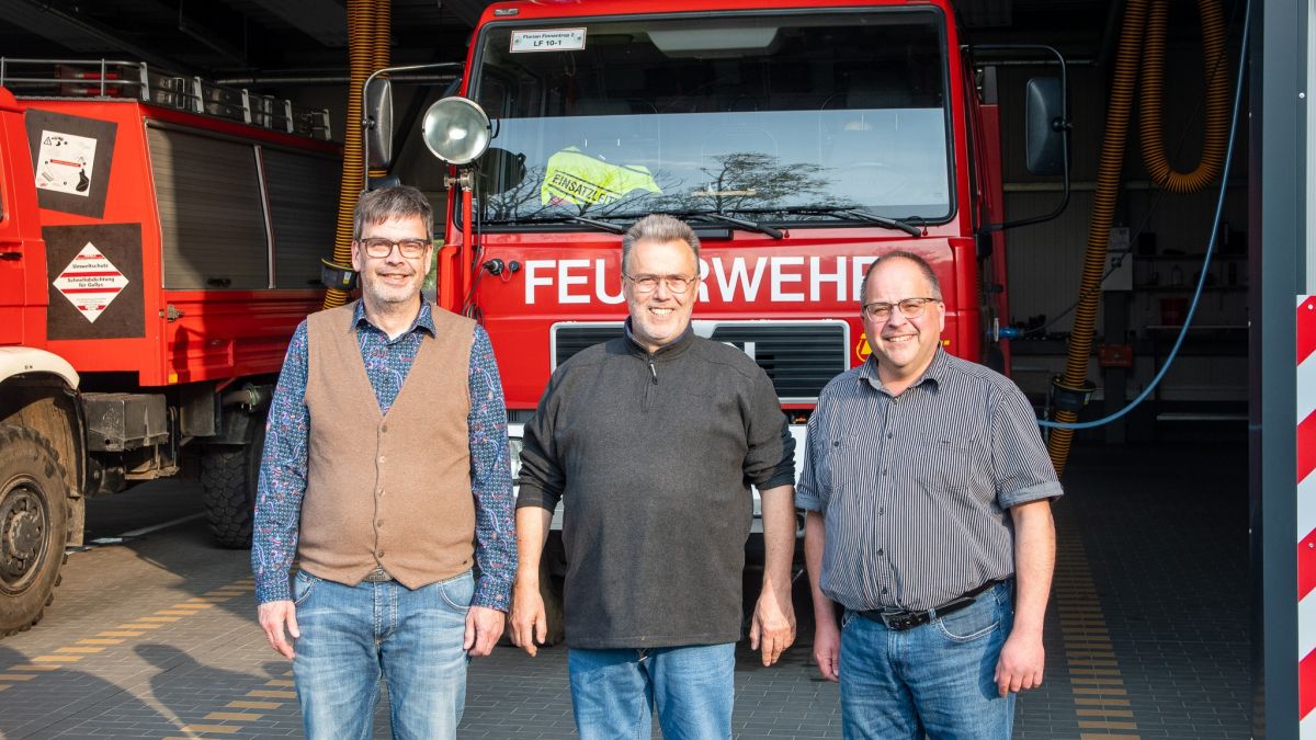von links: Michael Peuker, Bernhard Hanses, Wilfried Beckmann. von Lukas Tilke